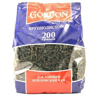Чай черный крупнолистовой Гордон 200г